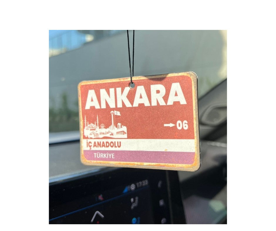 Ankara Duftbaum / Lufterfrischer mit dem Städtezeichen-Motiv