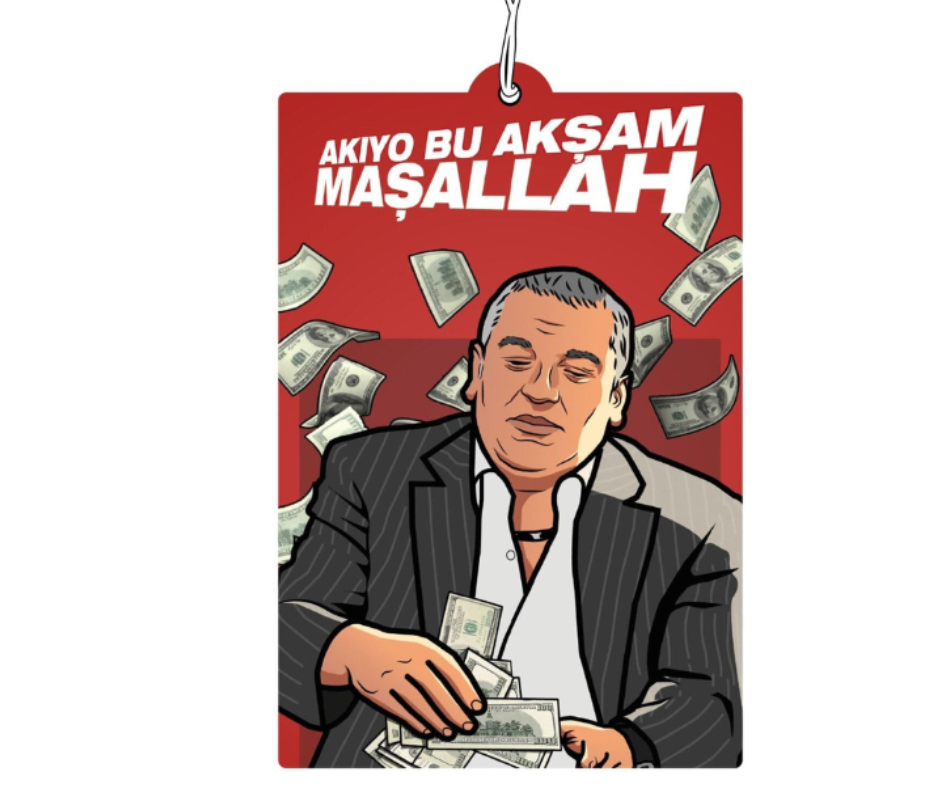 Kolpacino Ekrem Abi Duftbaum Lufterfrischer / Araba Kokusu