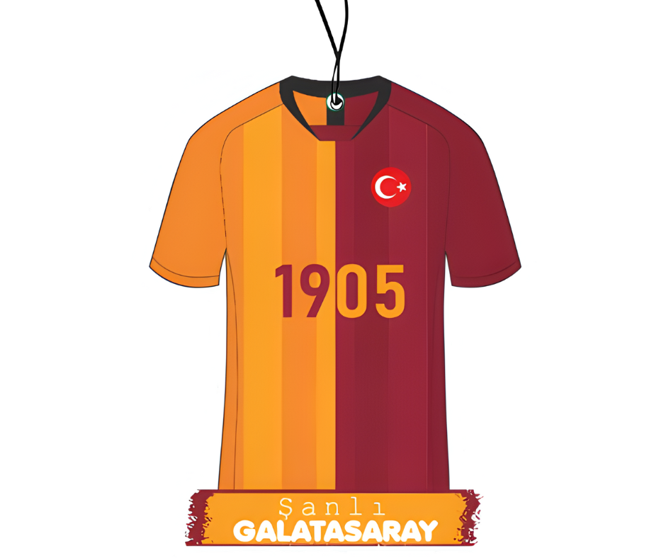 Galatasaray Trikot Duftbaum“ – Auto Duftanhänger, Galatasaray Fanartikel, Lufterfrischer für Auto, Fußball Fan Zubehör, Car Air Freshener, Auto Accessoires