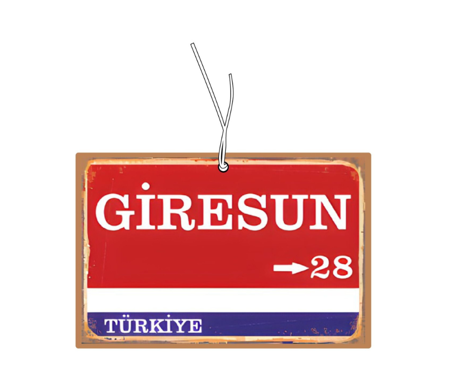 Giresun Duftbaum / Lufterfrischer mit dem Städtezeichen-Motiv