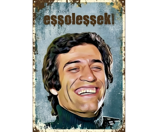 Kemal Sunal Saban Wandbild / Retro Ahsap Poster Duvar Resmi