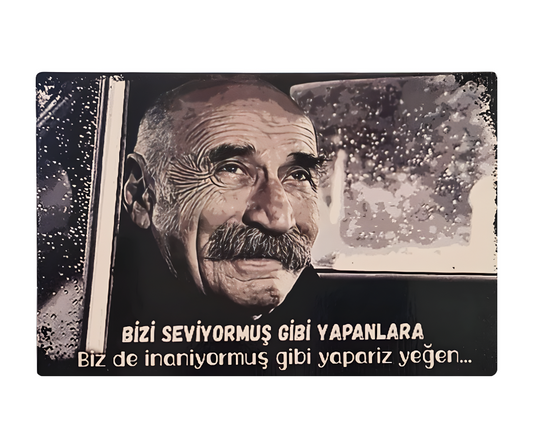 Ramiz Dayi Wandbild Retro Ahsap Poster Duvar Resmi