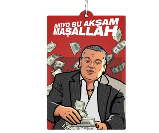 Kolpacino Ekrem Abi Duftbaum Lufterfrischer / Araba Kokusu