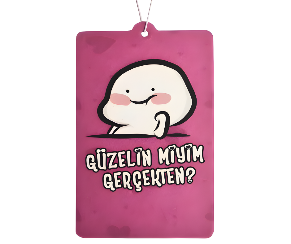 Güzel miyim gercekten Duftbaum Luftefrischer / Araba Kokusu