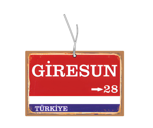 Giresun Duftbaum / Lufterfrischer mit dem Städtezeichen-Motiv
