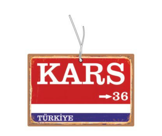 Kars Duftbaum / Lufterfrischer mit dem Städtezeichen-Motiv