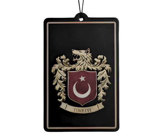 Osmanlı Tuğrası Duftbaum Auto, Duftanhänger, Lufterfrischer, Auto Zubehör, Accessoires, Air Freshener, Araba Kokusu