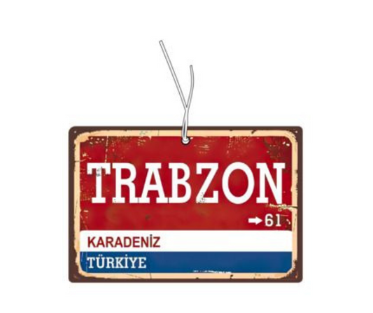 Trabzon Duftbaum / Lufterfrischer mit dem Städtezeichen-Motiv