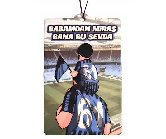 Trabzonspor Duftbaum Auto, Duftanhänger, Lufterfrischer, Auto Zubehör, Accessoires, Air Freshener, Araba Kokusu