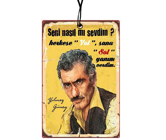 Yılmaz Güney Çirkin Kral Duftbaum, Legendärer Duftanhänger, Auto Zubehör, Türkische Filmikone, Car Air Freshener, Witziger Auto-Duftbaum, Accessoires fürs Auto, Geschenk für Filmfans, Türkisches Kino

